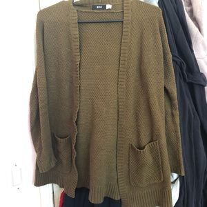 Green BDG cardigan